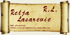 Relja Lašarević vizit kartica